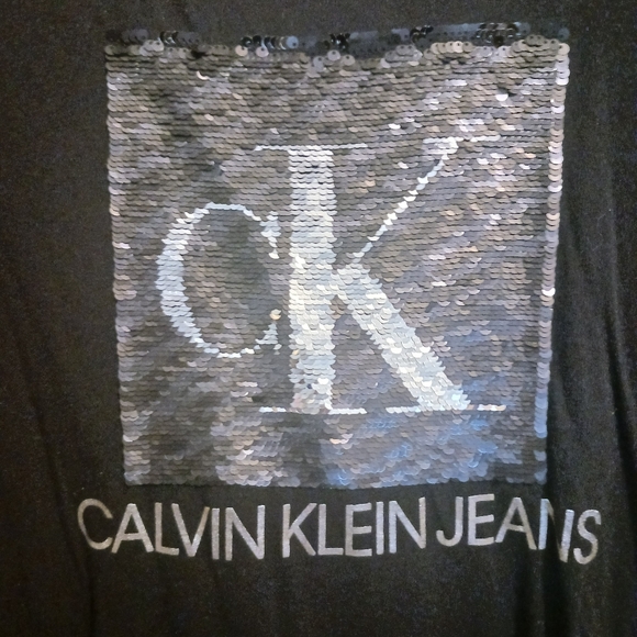 Calvin Klein Sequin Shirt - Picture 2 of 3
